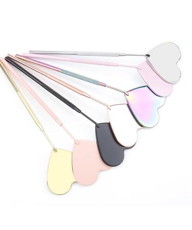 Buy Stainless Steel Eyelash Mirror - Large Eye Makeup & Lash Extension Accessory in Pink | International Shipping Available - Buy Online on GoSupps.com