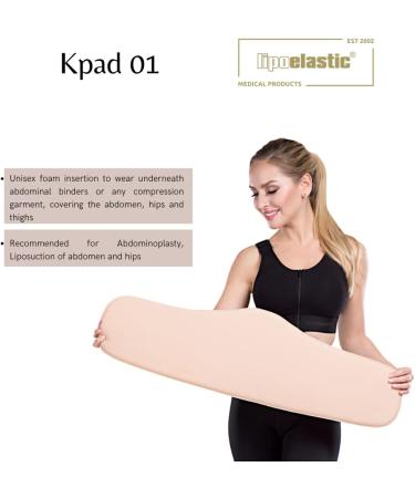 Buy Lipoelastic Lipo Foam Insert Kpad for Belly & Flanks - Unisize Natural | International Shipping Available - Buy Online on GoSupps.com