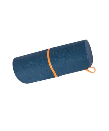 Dark Blue Portable Toothbrush Holder - Mini Trash Can & Clothespins Storage Cup for Travel | Clean & Tidy Organizer - Buy Online on GoSupps.com
