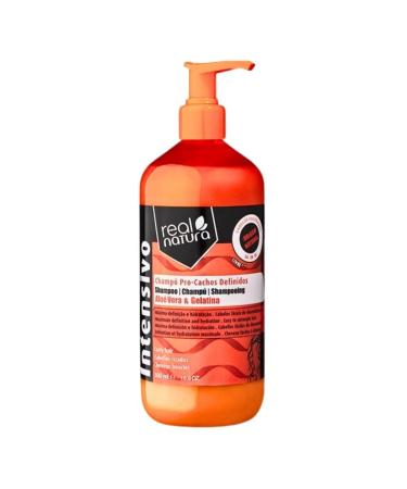 Real Natura Real Natura - Pro-Blouces Shampoo - Gentle Cleansing - Curl Defining - Hydration and Suppleness - Suitable for All Types of Curly Hair - 500ml