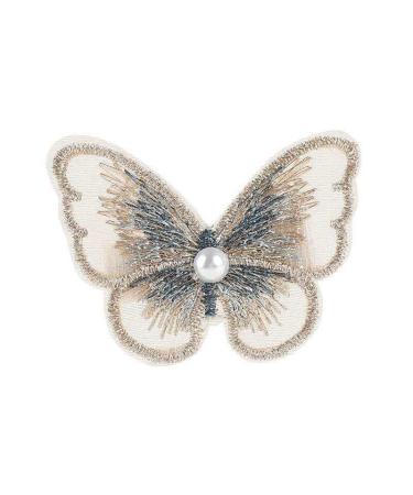 6 Small Baby Butterfly Hair Clips - Cute Accessories for Girls, Teens, Women | Perfect for Weddings & Parties - Buy Online on GoSupps.com