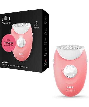 Buy Braun Silk- pil 3 3-176 Epilator - Long-Lasting Hair Removal | White/Pink | International Shipping Available - Buy Online on GoSupps.com