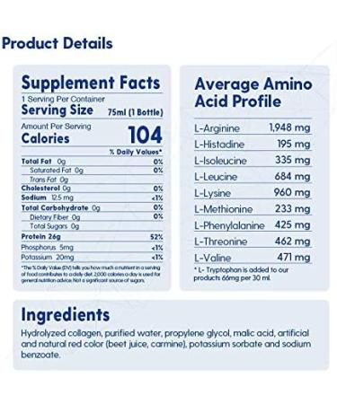 Proteinex 2Go Liquid Hydrolyzed Protein Supplement - 12-Pack Strawberry Flavored Sugar Free Drink for Bone, Muscle, and Joint Recovery - Buy Online on GoSupps.com