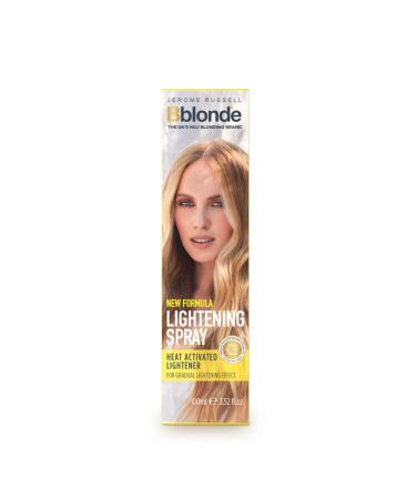 Jerome Russell Bblonde Lightening Spray Permanent Lightener Permanent Blonde Bleach Hair Dye Professional Results Gradual Lightening