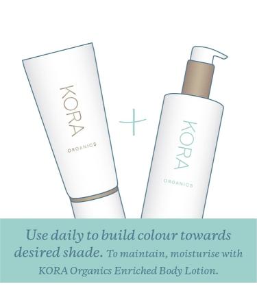 KORA Organics Gradual Self-Tanning Lotion - Quick Drying Certified Organic Cruelty Free 5.92 oz - Buy Online on GoSupps.com