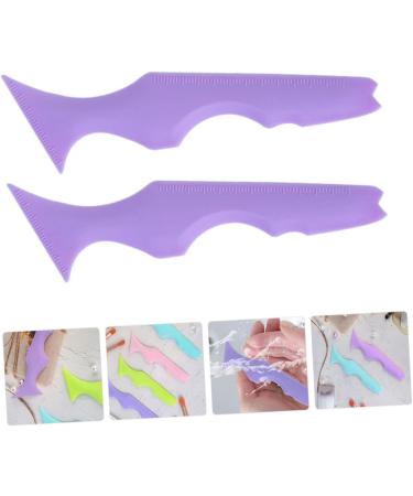 NOLITOY 6 Pcs Silicone Beauty Ruler Eyeliner Tool Eyebrow Guide Template Eyebrow Template Eyebrow Stencils Aid Makeup Stencils Aid Eyeliner Guide Stencils Eyeliner Stencils Makeup Template 15X4.15CMx3pcs Violetx3pcs - Buy Online on GoSupps.com