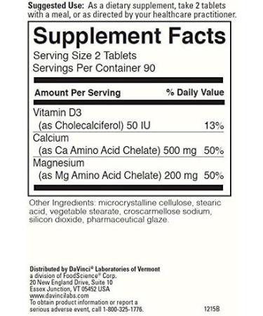 Cal-Mag 180 Tablets - Essential Calcium and Magnesium Supplement - Buy Online on GoSupps.com