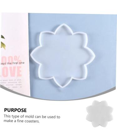 Operitacx Coaster Silicone Mold Resin Epoxy Flexible Silicone Coaster Mold Cup Mat Making Mold Manual Tool - Buy Online on GoSupps.com