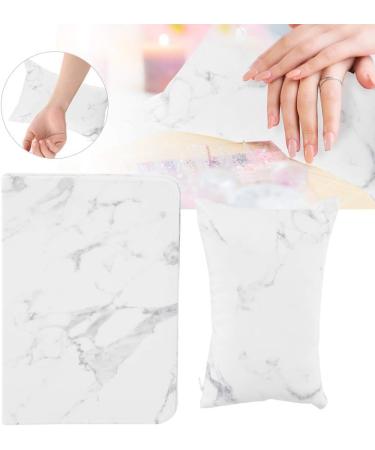 Nail Art Hand Pillow Environmentally Friendly Nail Arm Rest Space Saving Exquisite for Nail Trainer Nail Care Nail Salon for Reduce Hand Pressure(white) - Buy Online on GoSupps.com