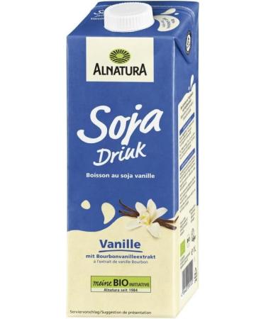 AlNATURA - Organic Soy Drink Vanilla 1L - Pack of 4 - Buy Online on GoSupps.com