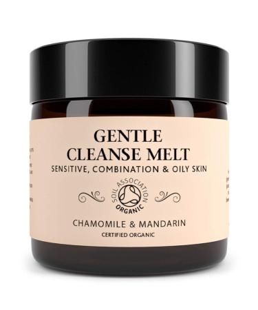 Gentle Luxury Cleansing Melt - Hot Cloth Cleanser Balm Makeup Remover and Skin Moisturiser - 100% Natural & Certified Organic Chamomile & Mandarin (60g)
