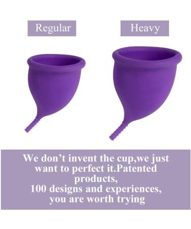 Shop Soft & Flexible Menstrual Cup | Reusable Medical Silicone Moon Cup Small Purple - Buy Online on GoSupps.com