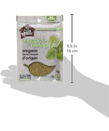Club House Quality Natural Herbs & Spices Organic Oregano Leaves 11g - Buy Online on GoSupps.com