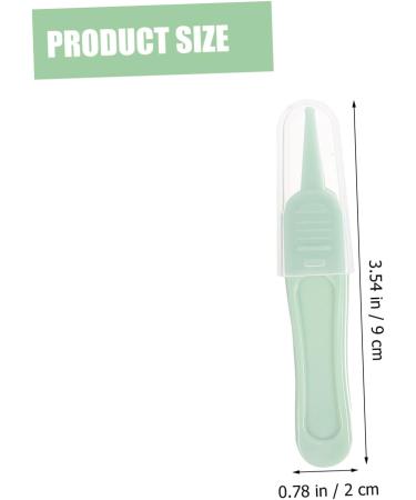 Healeeved 5ST Round Clip Ear Wax Remover for Toddlers | Daily Nose Cleaner Tweezers for Small Children | Safe ABS Baby Cleaning Tool in Medium Sorted Colors - Buy Online on GoSupps.com