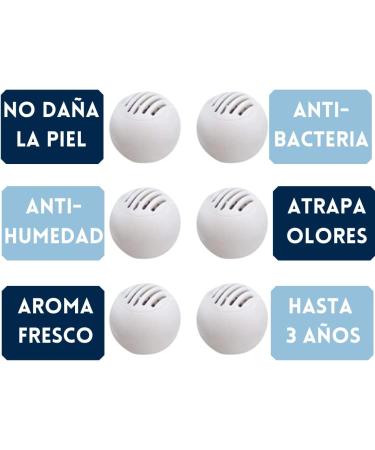 Casanto Home Remover - 6 Odor Neutralizer Balls for Shoes Cars Cupboards & Gym Bags - Fresh Fragrance & Deodorizer - Buy Online on GoSupps.com