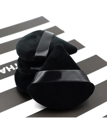Set of 8 Facial Soft Triangle Puffs and 5 Makeup Mini Puffs for Wet and Dry Makeup Application - Ideal for Powder, Mineral Powder, and Foundation Makeup - Washable Powder Puffs in Black, White, and Mixed Colors - Buy Online on GoSupps.com
