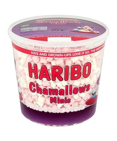 Haribo Chamallows Minis Marshmellows for Hot Chocolate. Tub 475g