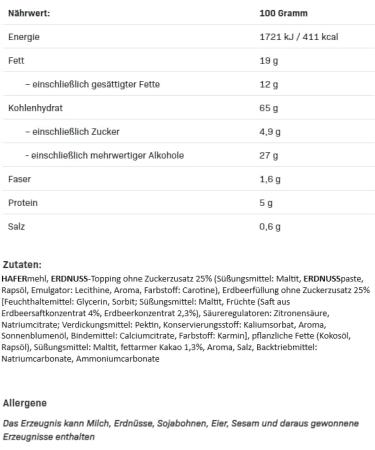 Allnutrition Fitking Delicious Cookie Peanut Butter Strawberry Jelly 128G - Buy Online on GoSupps.com