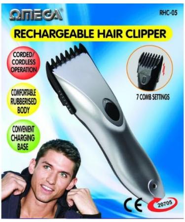 Omega RHC-05 Rechargeable Hair Clipper - Buy Online on GoSupps.com