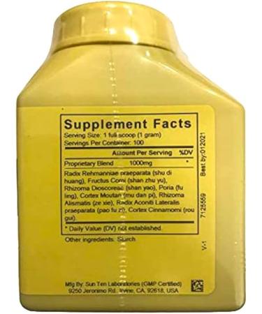 Sun Ten Rehmannia Eight Formula Ba Wei Di Huang Wan Granules 100g - Baicao 722 - Buy Online on GoSupps.com