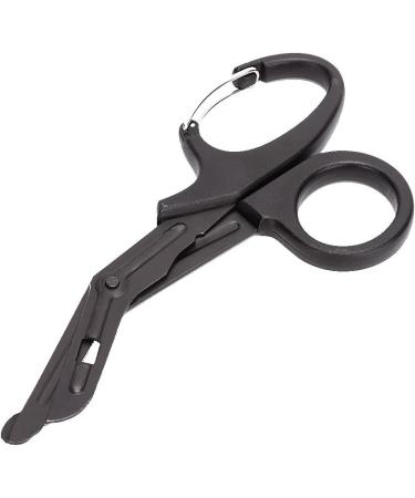 Watris Veiyi Medical Scissors - Stainless Steel EMT & Trauma Scissors with Plastic Handles for Nurses & Medical Students (Black) | International Shipping Available - Buy Online on GoSupps.com