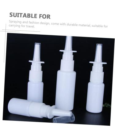 Beavorty 15pcs Travel Spray Bottle Set - Portable Nasal Sprayer Containers (White) - Buy Online on GoSupps.com
