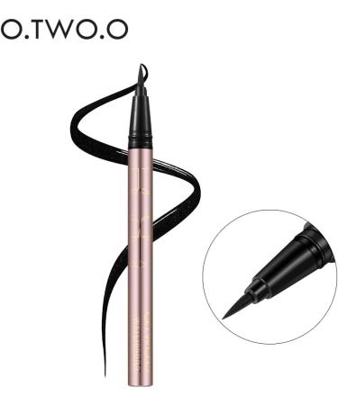 Black Waterproof Semi-Permanent Felt Eyeliner 24 Hour Hold by O.TWO.O - Buy Online on GoSupps.com