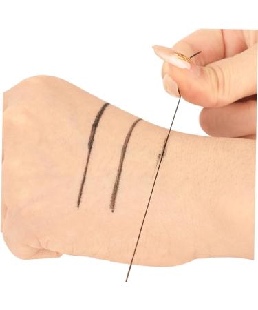 Beavorty eyebrow ink make up kits thread kit brow map line eyebrow measure tool cosmetic measuring line 4.6x1.8x7.5cm Black - Buy Online on GoSupps.com