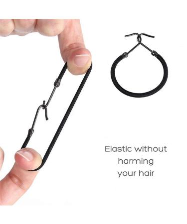 20pcs Blonde Bungee Hair Ties with Hooks | Elastic Hair Bands for Ponytail Holder - Buy Online on GoSupps.com