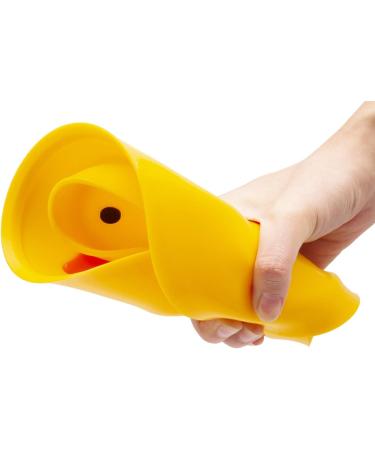 Linowos Silicone Divided Toddler Plates  Portable Non Slip Suction Plates for Children Babies and Kids BPA Free Baby Dinner Plate (Duck-Yellow) 1 01Duck-Yellow - Buy Online on GoSupps.com