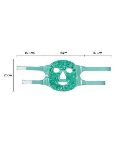 Cam2 Cool Mask - Reusable Gel Bead Eye Mask for Swollen Eyes & Tear Bags - Cooling Face & Eye Mask (Green) - International Shipping - Buy Online on GoSupps.com