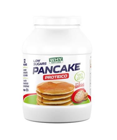 WHY NATURE WHY NATURE LOW SUGAR PANCAKE PROTEIC - Protein Pancakes - Prepared For Pancakes With Oatmeal - Cookies Flavour - 800g