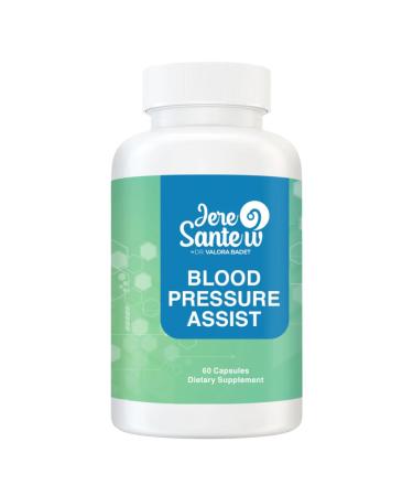 Jeresantew Blood Pressure Assist Supplement Supports Healthy Blood Pressure Levels Cardiovascular Health & Blood Circulation with Natural Ingredients | Daily Support for Heart Health | 60 Capsules