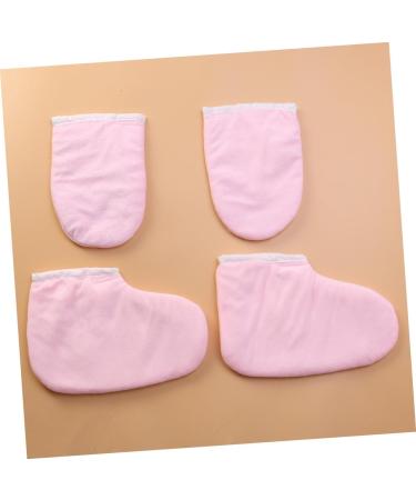 iplusmile 2paires Paraffine ponge pour Bain de Paraffine Isolants pour Soins Chaleur Spa Lavables Rose - Buy Online on GoSupps.com