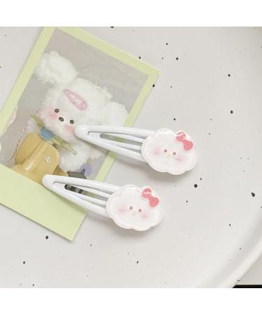 xbiez Cartoon Cloud Hair Pins for Teenagers InsStyle Hair Clip Girl Hair Barrettes Side Bangs Clip Children Hair Decoration 1P - Buy Online on GoSupps.com