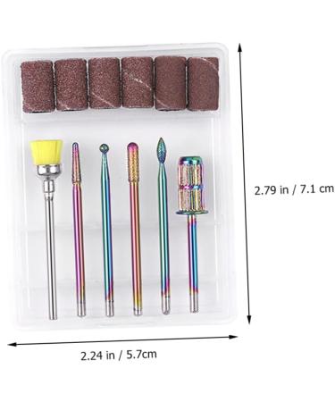 SUPVOX 2 Sets Nail Polisher Kit De Manicura Nail Manicure Tools Cuticle Drill Bit Nail Polishing Drill Bit Drill for Nails Professional Stainless Steel. Silicone. Quartz. Ceramics - Buy Online on GoSupps.com
