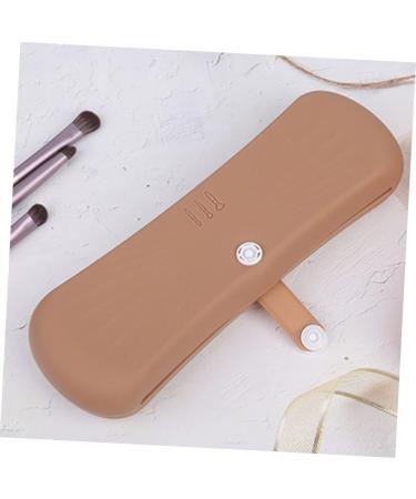 FRCOLOR Makeup Brush Storage Bag Set - Travel Toiletry Organizer & Cleaner Holders - Makeup Artist Cases - 2pcs Assorted Colors 20x6CM - Buy Online on GoSupps.com