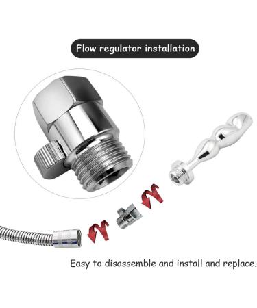 Shower Douche Enema Kit - 5 Hole Cleansing System with Regulator & 59-Inch Hose for Ultimate Comfort - Buy Online on GoSupps.com