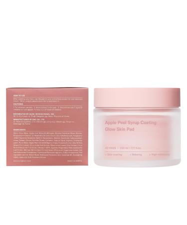 Apple Peel Syrup Glow Skin Pads | Exfoliating Facial Treatment for Blemishes | Hydrating Korean Skincare - Buy Online on GoSupps.com