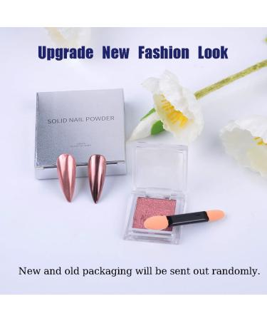 MEILINDS Rose Gold Mirror Nail Powder - Shining Chrome Pigment for Nail Art Decoration | 06 - Buy Online on GoSupps.com