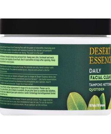 Natural Tea Tree Oil Facial Cleansing Pads - 50 Pads for Clear Skin | International Shipping Available - Buy Online on GoSupps.com