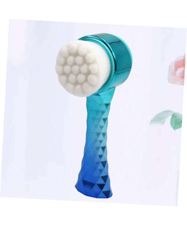 Ipetboom Facial Cleaner Face Scrub Brush Silicone Facial Cleansing Brush Silicone Cleaning Brush Hand Scrubber Body Cleansers Skincare Tool Face Wash Brush Face Cleaner 3d Apron Gradient 13x4.5cm Blue - Buy Online on GoSupps.com