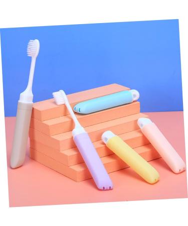 Magiclulu 5-Piece Foldable Travel Toothbrush Set | Ergonomic Wear-Resistant & Portable Dental Care Accessories for Daily Use - International Shipping Available - Buy Online on GoSupps.com