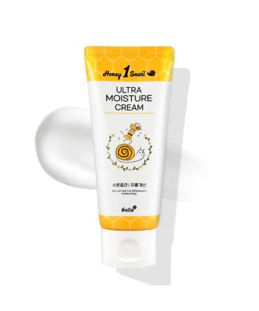 Nella Snail Ultra Moisture Cream Snail and Honey Extract Snail Extract 2000 mg Korean Skin Care 100 ml