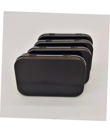 NUOBESTY 8pcs Box Jewelry Boxes Square Containers with Lids Food Rectangular Tin Cans Candy Box Rectangle Size 2 Black - Buy Online on GoSupps.com