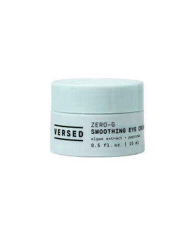 Versed Zero-G Smoothing Eye Cream - Smoothing Algae Extract, Firming Peptides and Deeply Moisturizing Olive Oil Help Improve Appearance of Crow’s Feet - Vegan (0.5 fl oz)