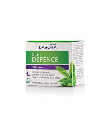 Skin Defence Night Cream - Vegan with Hyaluronic Acid & Green Tea Extract | International Shipping - Buy Online on GoSupps.com