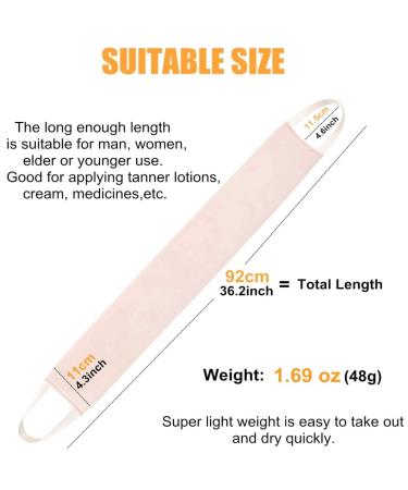 EUPHNY Self Back Lotion Applicator - Microfiber Tanning & Sunscreen Applicator for Back | Easy Self-Application & Even Coverage - Buy Online on GoSupps.com