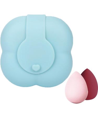 Powder Puff Container Silicone Case for Powder Puff - Storage Case Non Stick Soft with Buckle for Earring Bracelet Jewelry - Buy Online on GoSupps.com
