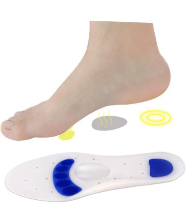 FOMIYES Silicone Insoles - Absorption Shoe Pads for Sports & Foot Care | Comfortable & Durable Insoles for All Shoes - Buy Online on GoSupps.com